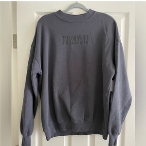 //TAYLOR SWIFT// NWOT Eras Tour Blue Crewneck